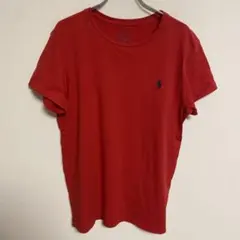 POLO RALPH LAUREN Tシャツ レッド ロゴ刺繍 XLのサムネイル