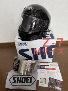 【美品】SHOEI ショウエイ フルフェイスヘルメット Z-7ブラックＭサイズのサムネイル