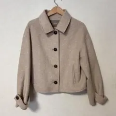 i-SOOK アイスー　ハンドメイドベージュ ジャケットコート　レディース　秋冬のサムネイル
