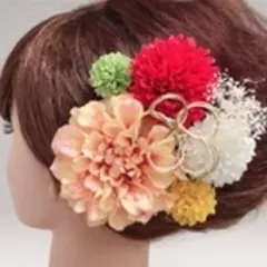 髪飾り ヘアアクセサリー 和装　成人式　結婚式　色打掛 卒業式(現在入手困難品)