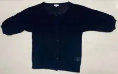 薄手 カーディガン ボレロ ドルマンスリーブ ブラック