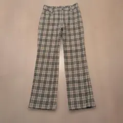 『バーバリーブルーレーベル』ノバチェック柄パンツレディースサイズ36 S