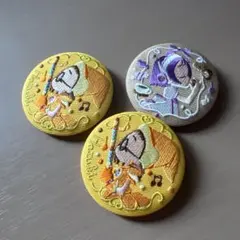 おジャ魔女どれみ　刺繍缶バッジ