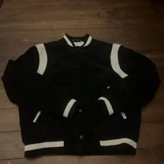 ZARA 刺繍デザイン スタジャン Mサイズ ネイビー/ホワイト ZARA 刺繍デザイン スタジャン Mサイズ ネイビー/ホワイト