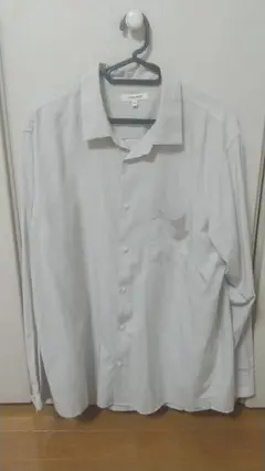 グローバルワーク シャツ ライトグレー