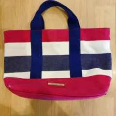 TOMMY HILFIGER トートバッグ ピンク/ホワイト/ネイビー