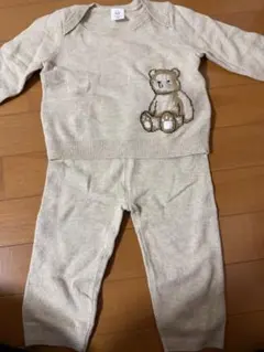 baby GAP ベージュニットセット 12-16ヶ月