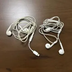iPhone Lightning接続 有線イヤホン 2個セット