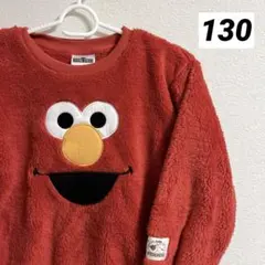 【未使用タグ付】セサミストリート エルモ トレーナー 赤(レッド) 130