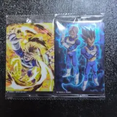ドラゴンボール イタジャガ メタリックプラカード ベジータ トランクス 2枚組