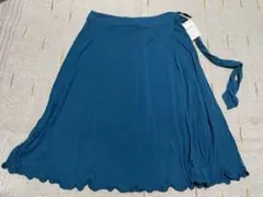 THE SHOP TK フレアスカート ブルーのサムネイル