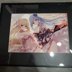 『絵守未来 すいみゃ ぷんすか』サイン入り A4 額装付き ジークレー 複製原画 絵守未来 すいみゃ ぷんすか』サイン入り A4 額装付き