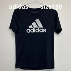 adidas ネイビー 半袖 Tシャツ　150
