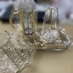 シベール ゴールドカラー ティーセット ティーポット トレー付き