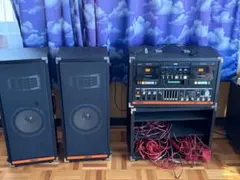 【動作確認済・大量テープ付】YAMAHA カラオケセット VS-22 昭和レトロのサムネイル