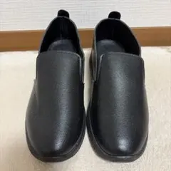 シンプル ブラック スリッポン 安全靴 作業靴