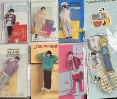 アクスタ 7セット なにわのにわ キーホルダー 長尾 謙杜