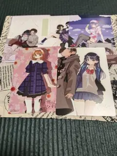 僕の心のヤバイやつ　　アニメイト　特典　イラストカード　5種　コンプリート