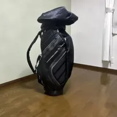 Fitway フィットウェイ　8インチ　ブラック　ゴルフバッグ　メンズ　中古品 Fitway フィットウェイ 8インチ ブラック ゴルフバッグ メンズ