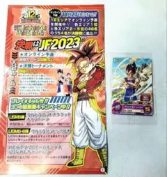 レトロ品　ドラゴンボールヒーローズ　小冊子&定期購読特典カード グッズ３点セット