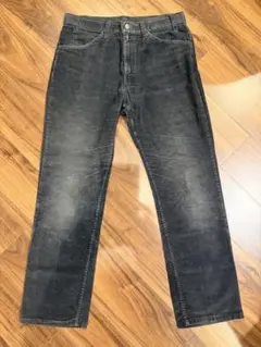 コーデュロイ/80s USA製】Levi's 519 ブラック W34L30 - メルカリ