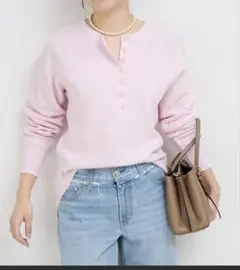 SLOBE IENA Wフェイスジャージヘンリープルオーバー