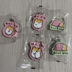 すやはむ ガチャ もっと脱力カプセルラバーストラップ 5個セット