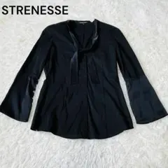 STRENESSE ストラネス　シルク切替　ブラウス　リボンのサムネイル