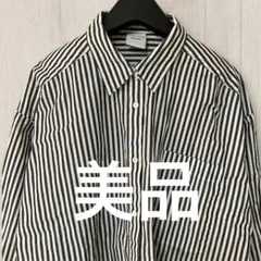 [美品]スピックアンドスパン　50コットンオーバーシャツ　ストライプ　コットン