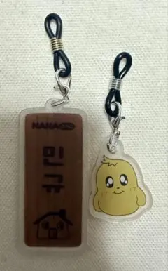 ミニティーン　ミンギュ SEVENTEEN めじるしチャーム2点セット