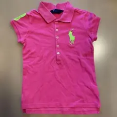Ralph Lauren ポロシャツ ピンク 130 y2k レディースのサムネイル