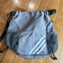 ドローストリングバッグ ジムバッグ グレー