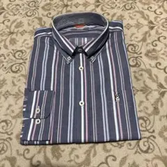 未使用品　MACBETH ストライプ長袖シャツ