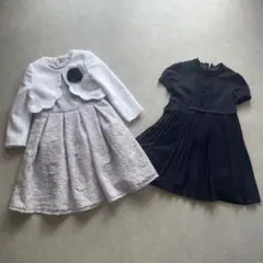 【極美品】プティマイン　フォーマル4点セット　120cm&130cm