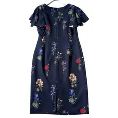 美品✨マリナリナルディ ロングワンピース シルク100% 花柄 大きいサイズ 紫 メルカリ