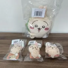 ちいかわうさぎだらけくじ4点セット　C賞（蔦）＋E賞（トンカチ+ハァ！？+ヤハ）