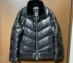 Burberry black label ファーダウンジャケット