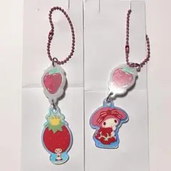 サンリオ ツインチャーム はーとキャンディ マイメロディ いちごの王さま 2個