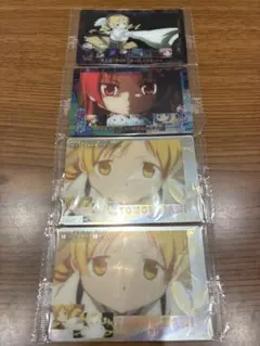 魔法少女 まどか☆マギカ ウエハースカード まどマギ　4枚セット