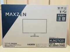 新品未開封】MAXZEN 27型液晶モニター MJM27IC01 本体 - メルカリ