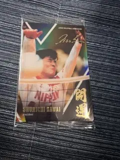 バレーボール男子 ウエハース 川合俊一