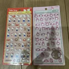 正規品✨サンリオ ボンボンドロップシール ミニ キティ ＆ マイメロ