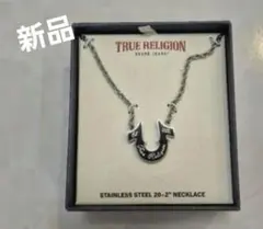 新品 箱付き TRUE RELIGION ネックレス ロゴ