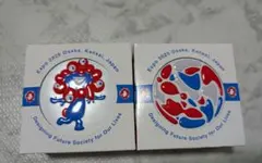 【缶のみ】EXPO 2025 ミャクミャク菓子缶ケース 2個セット