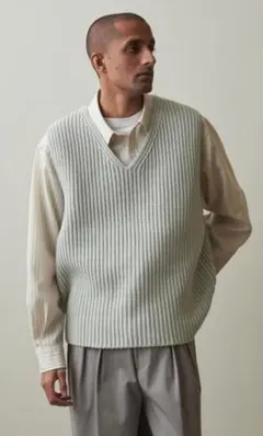 Steven Alan　BALLOON CTN V　NECK VEST　コットン