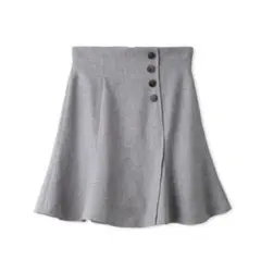 【最終値下げ】snidel ハイウエストスカショーパン GRY サイズ1(M)