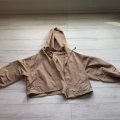 OLIVE des OLIVE ベージュフード付きジャケット