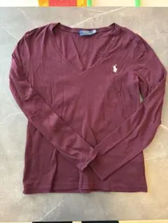 Polo Ralph Lauren Vネック 長袖Tシャツ