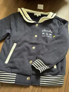 トップス　裏起毛　ネイビー　120