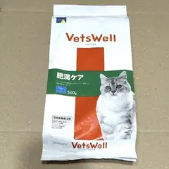 キャットフードVetsWell(ベッツウェル) 猫用食事療法食 肥満ケア500gのサムネイル